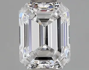 0.51ct EMERALD D VS2 Natural diamond