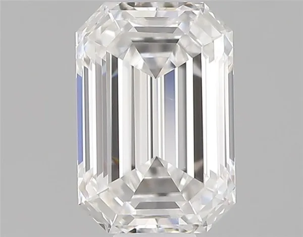 0.43ct EMERALD F VVS2 Natural diamond