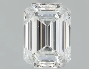 0.42ct EMERALD E SI1 Natural diamond