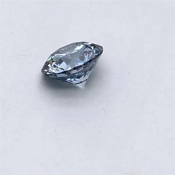 0.3ct ROUND Fancy Vivid Blue VS1 Coloured Lab diamond