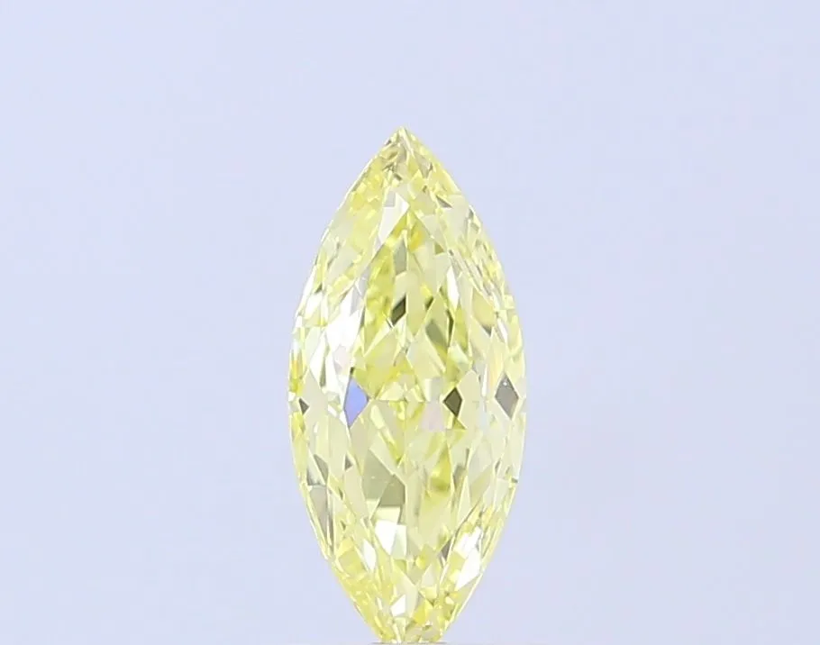 1.00ct MARQUISE Fancy Yellow VS1 Coloured Lab diamond
