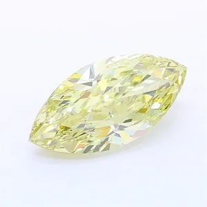2.03ct MARQUISE Fancy Intense Yellow VS1 Coloured Lab diamond