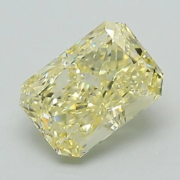 1.06ct RADIANT Fancy Intense Yellow VVS2 Coloured Lab diamond