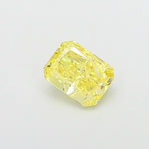 1.08ct RADIANT Fancy Intense Yellow VS1 Coloured Lab diamond