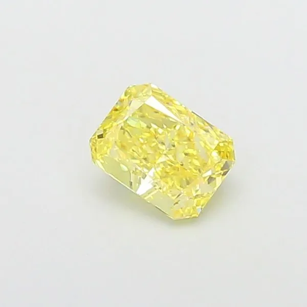 1.08ct RADIANT Fancy Intense Yellow VS1 Coloured Lab diamond