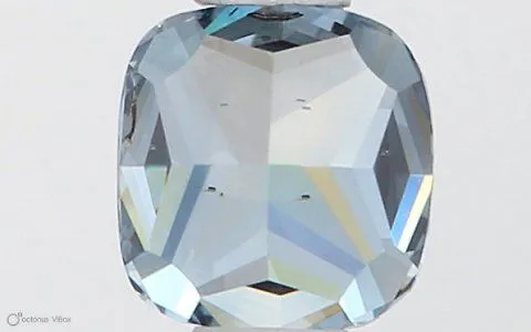 0.50ct CUSHION Fancy Intense Blue SI2 Coloured Lab diamond