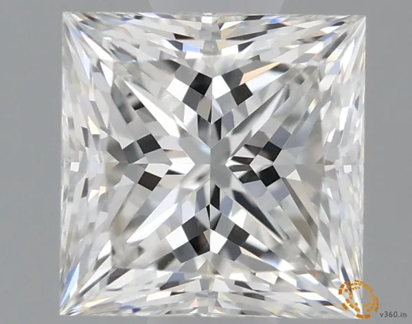 0.72ct PRINCESS G VVS1 Natural diamond
