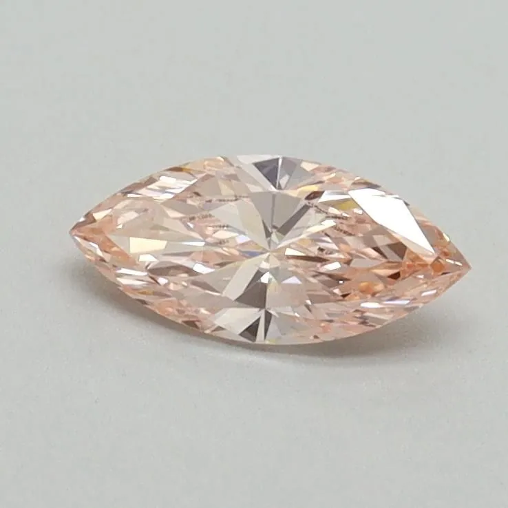 0.40ct MARQUISE Fancy Intense Pink VS1 Coloured Lab diamond