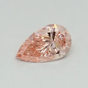 0.33ct PEAR Fancy Vivid Pink VS2 Coloured Lab diamond