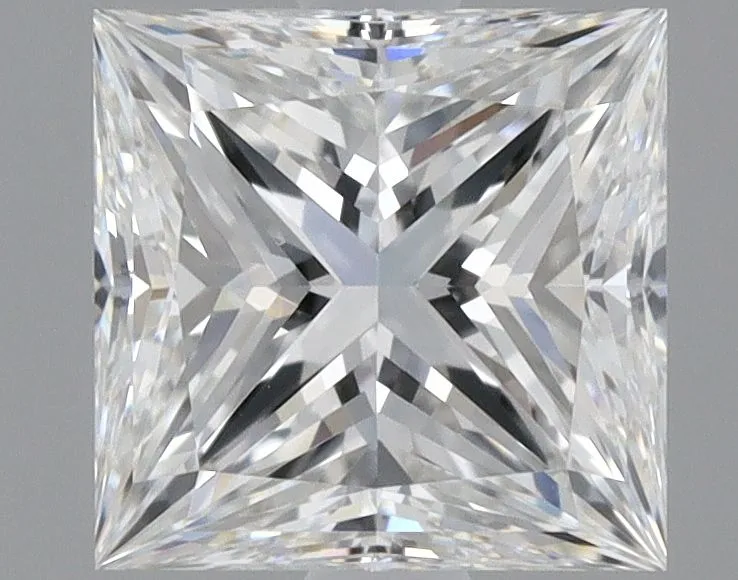 1.02ct PRINCESS F VVS2 Natural diamond