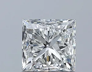 1ct PRINCESS H VVS2 Natural diamond