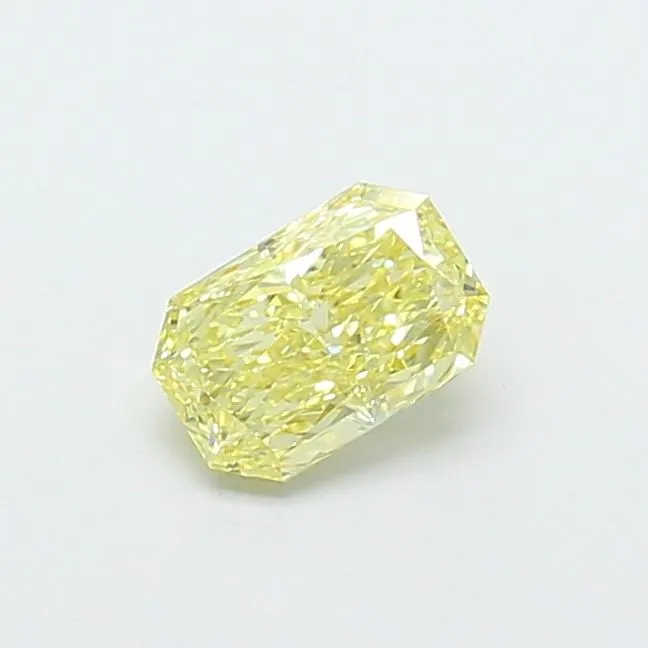 1.01ct RADIANT Fancy Intense Yellow VVS2 Coloured Lab diamond