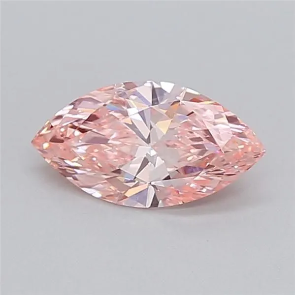 1.05ct MARQUISE Fancy Vivid Pink VVS2 Coloured Lab diamond