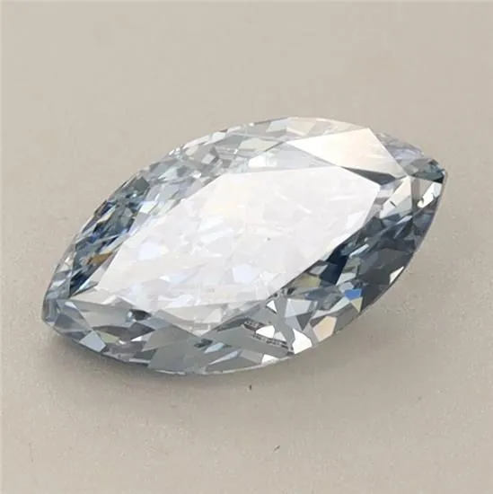 1.13ct MARQUISE Fancy Light Blue IF Coloured Lab diamond