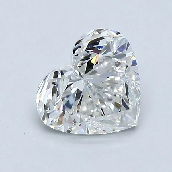 1.01ct HEART F VS1 Natural diamond