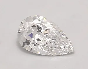 0.67ct PEAR D VVS2 Lab diamond