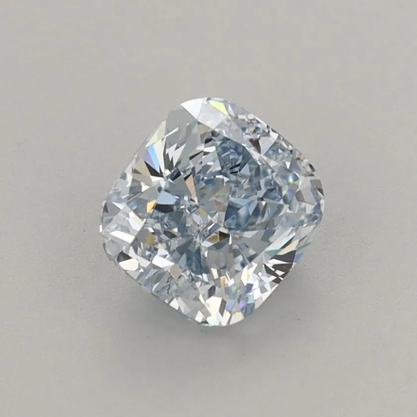 1.03ct CUSHION Fancy Blue VS1 Coloured Lab diamond