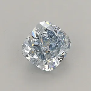 1.03ct CUSHION Fancy Blue VS1 Coloured Lab diamond