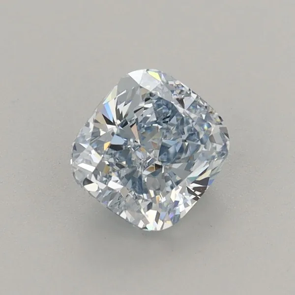 1.03ct CUSHION Fancy Blue VS1 Coloured Lab diamond