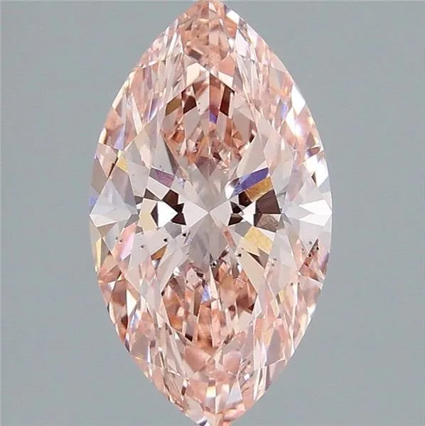 2.53ct MARQUISE Fancy Vivid Pink VS2 Coloured Lab diamond