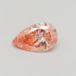 0.56ct PEAR Fancy Intense Pink SI1 Coloured Lab diamond