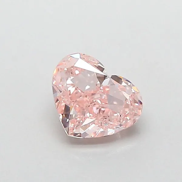 1ct HEART Fancy Intense Pink VS1 Coloured Lab diamond