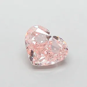 1ct HEART Fancy Intense Pink VS1 Coloured Lab diamond