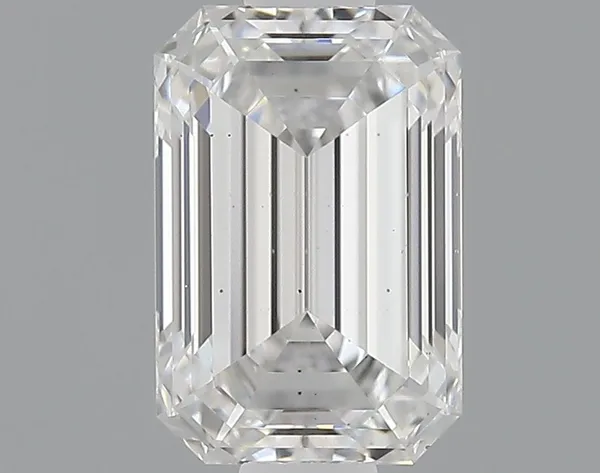 0.71ct EMERALD F VS2 Lab diamond