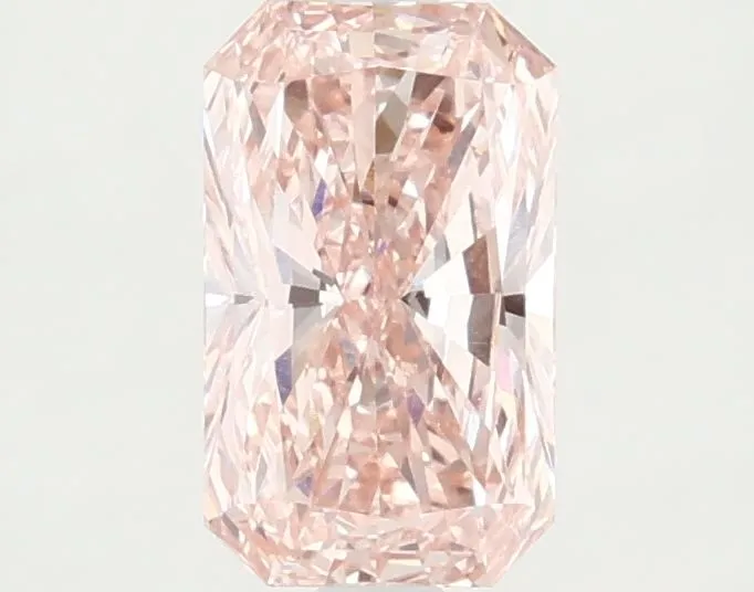 1.31ct RADIANT Fancy Vivid Pink VS1 Coloured Lab diamond