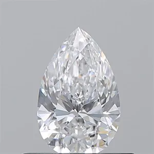 0.5ct PEAR D VS1 Natural diamond