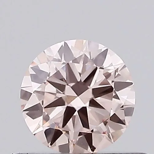 0.34ct ROUND Fancy Intense Pink VS1 Coloured Lab diamond