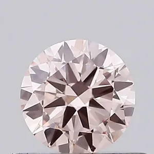 0.34ct ROUND Fancy Intense Pink VS1 Coloured Lab diamond