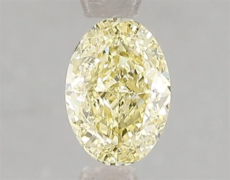 1.00ct OVAL Fancy Intense Yellow VS2 Coloured Lab diamond
