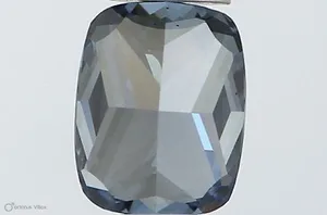 0.51ct CUSHION Fancy Vivid Blue VS1 Coloured Lab diamond