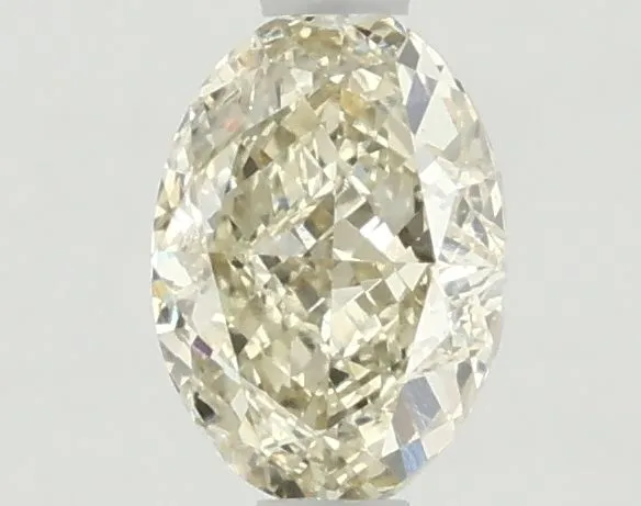 1.01ct OVAL Fancy Light Yellow VS1 Coloured Lab diamond