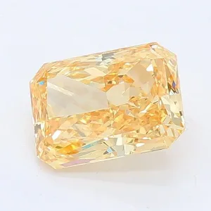 1.06ct RADIANT Fancy Intense Yellow VVS2 Coloured Lab diamond