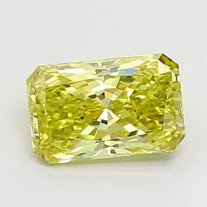 1.07ct RADIANT Fancy Intense Yellow VS1 Coloured Lab diamond