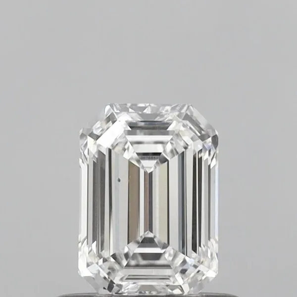 0.58ct EMERALD F SI1 Lab diamond