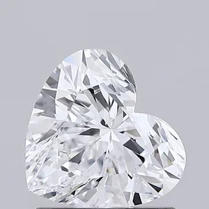 1.07ct HEART E IF Lab diamond