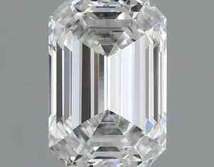 0.64ct EMERALD E VVS2 Lab diamond