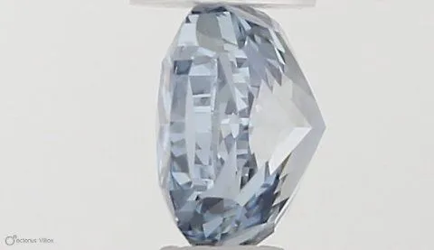 0.34ct CUSHION Fancy Intense Blue VS1 Coloured Lab diamond