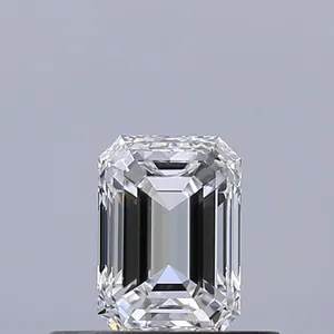 0.4ct EMERALD E VVS2 Natural diamond