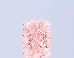 1.03ct RADIANT Fancy Vivid Pink VVS1 Coloured Lab diamond