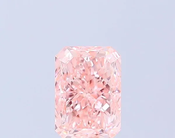 1.03ct RADIANT Fancy Vivid Pink VVS1 Coloured Lab diamond