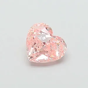 1.17ct HEART Fancy Intense Pink VS1 Coloured Lab diamond
