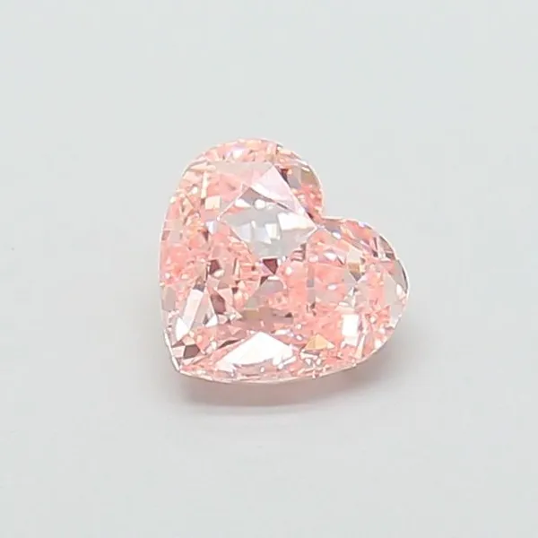 1.17ct HEART Fancy Intense Pink VS1 Coloured Lab diamond
