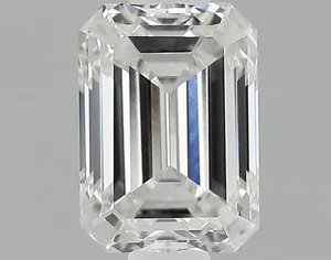 0.72ct EMERALD F VS1 Lab diamond