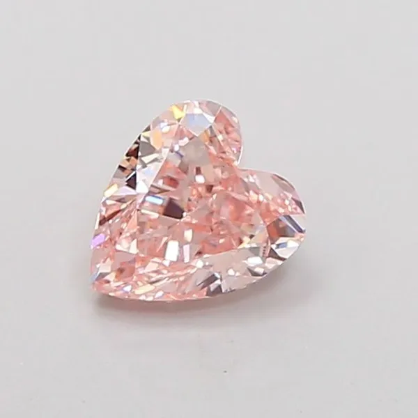 1ct HEART Fancy Intense Pink VS1 Coloured Lab diamond
