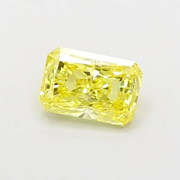 1.03ct RADIANT Fancy Intense Yellow VVS2 Coloured Lab diamond