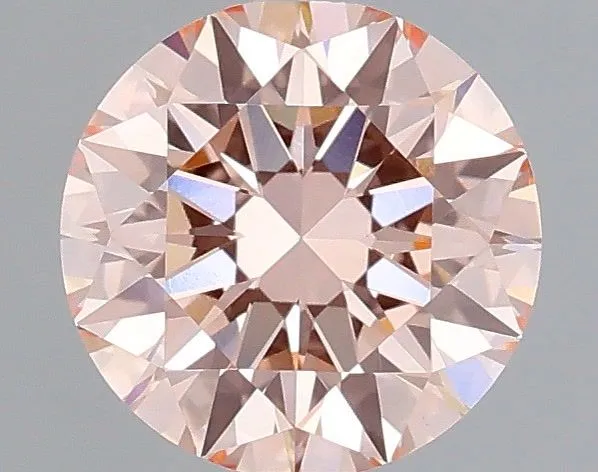 1.00ct ROUND Fancy Intense Pink VVS2 Coloured Lab diamond